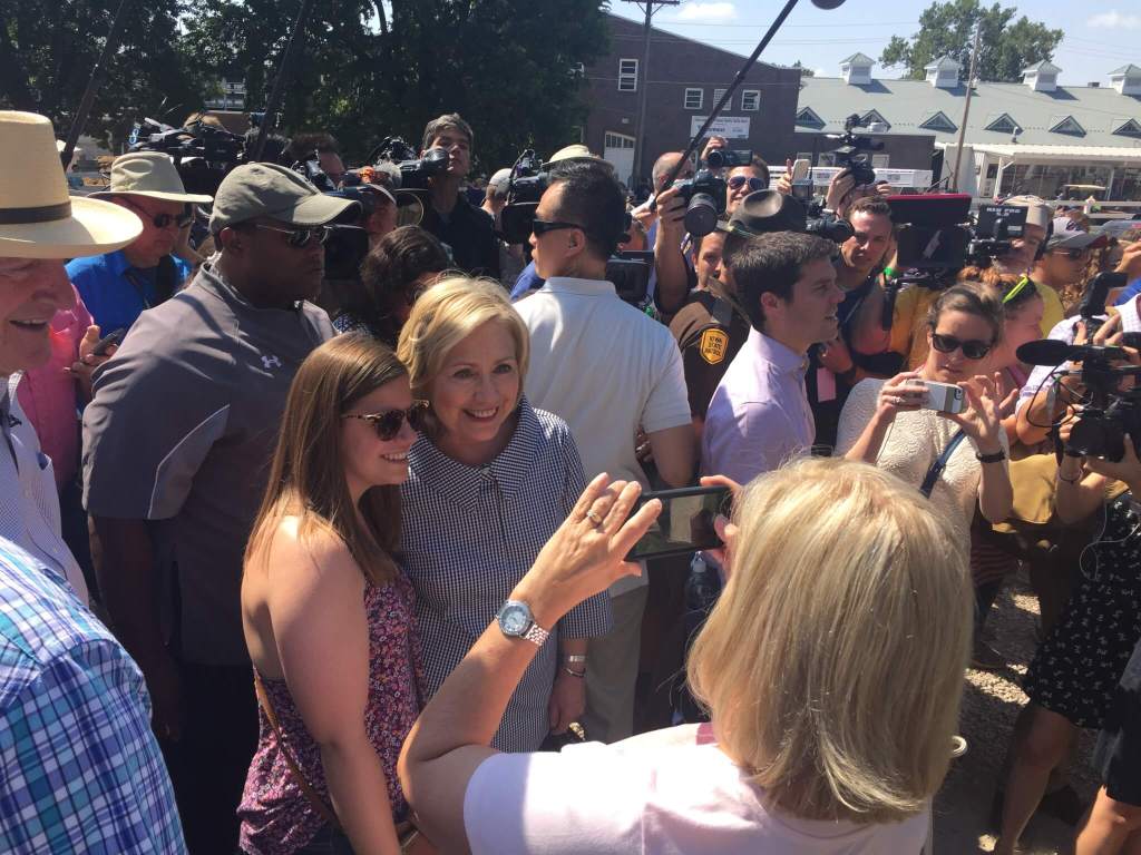 Hillary Clinton State Fair 1