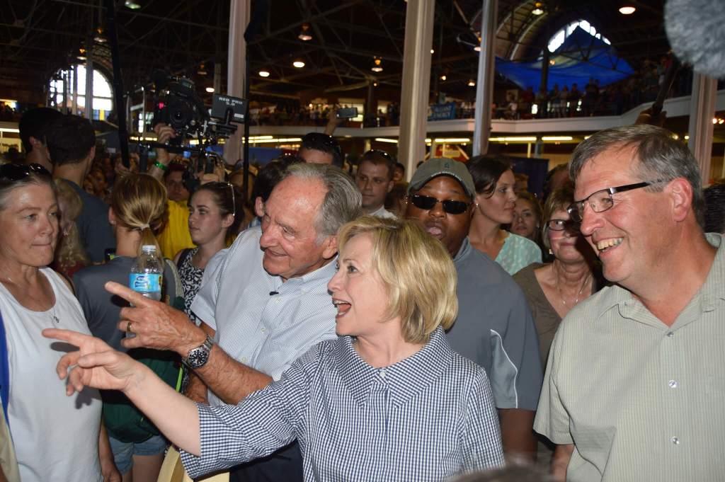 Hillary Clinton Tom Harkin State Fair