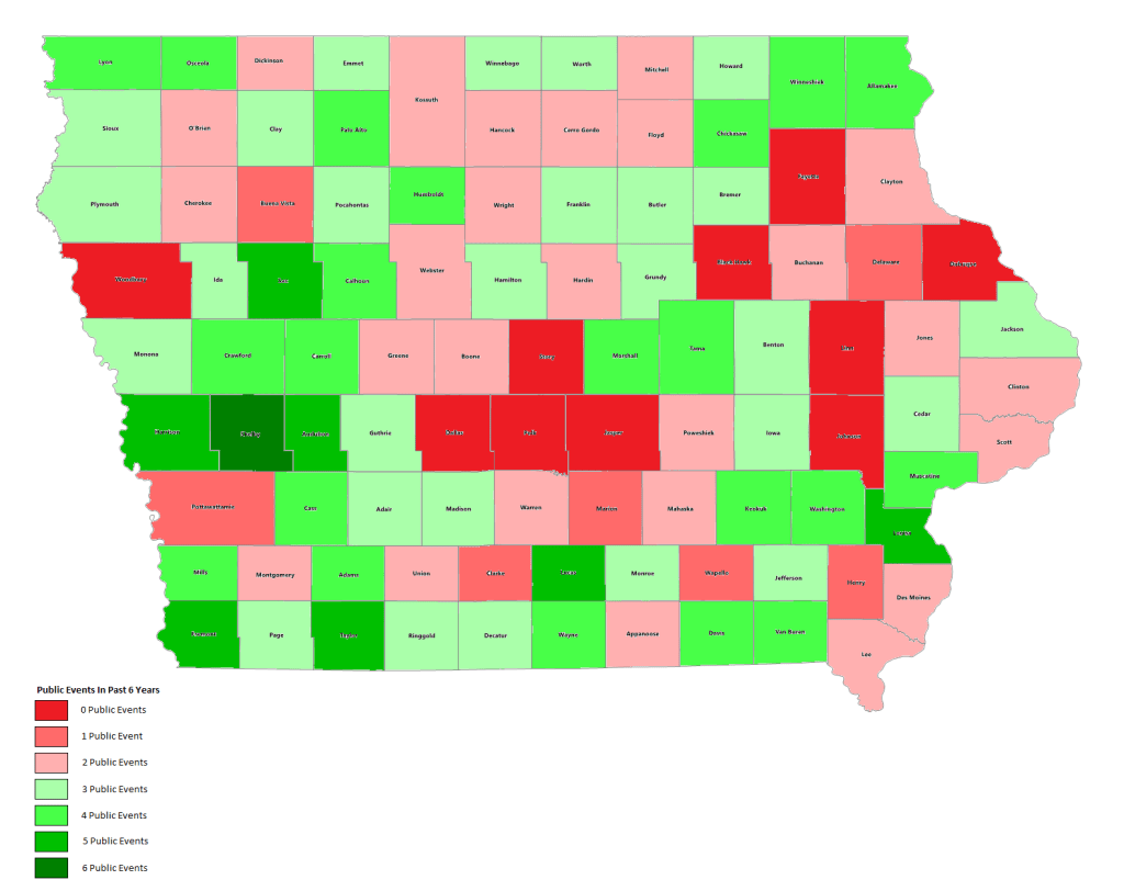 Chuck Grassley Iowa Map