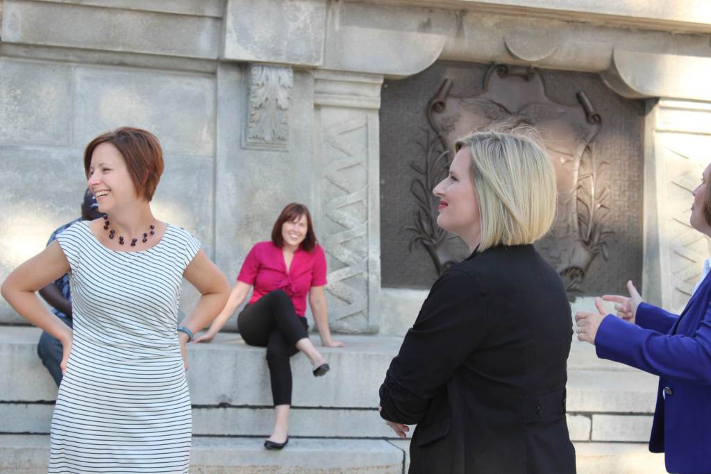 Matson with some of her fellow Polk County candidates