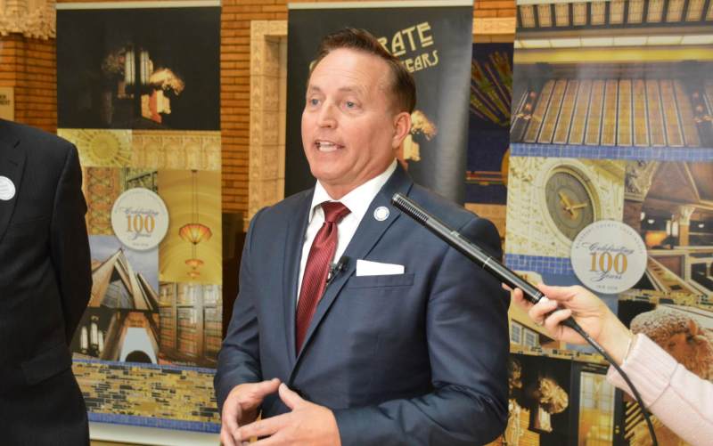 Iowa Secretary of State Paul Pate, in this October 2018 photo, says his office found 2,022 people who might have illegally voted or registered to vote without being citizens. (Pat Rynard/Iowa Starting Line)