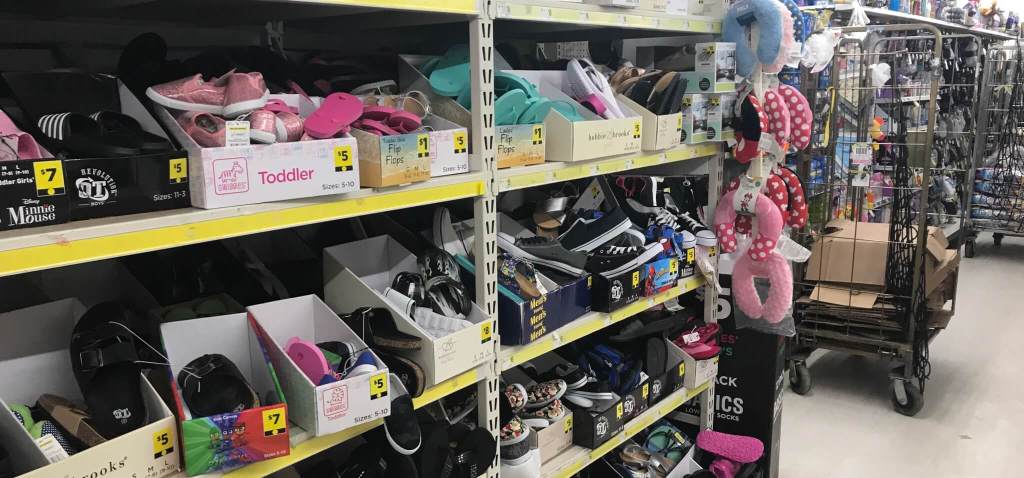 Limited shoe selection at Mt. Ayr's Dollar General
