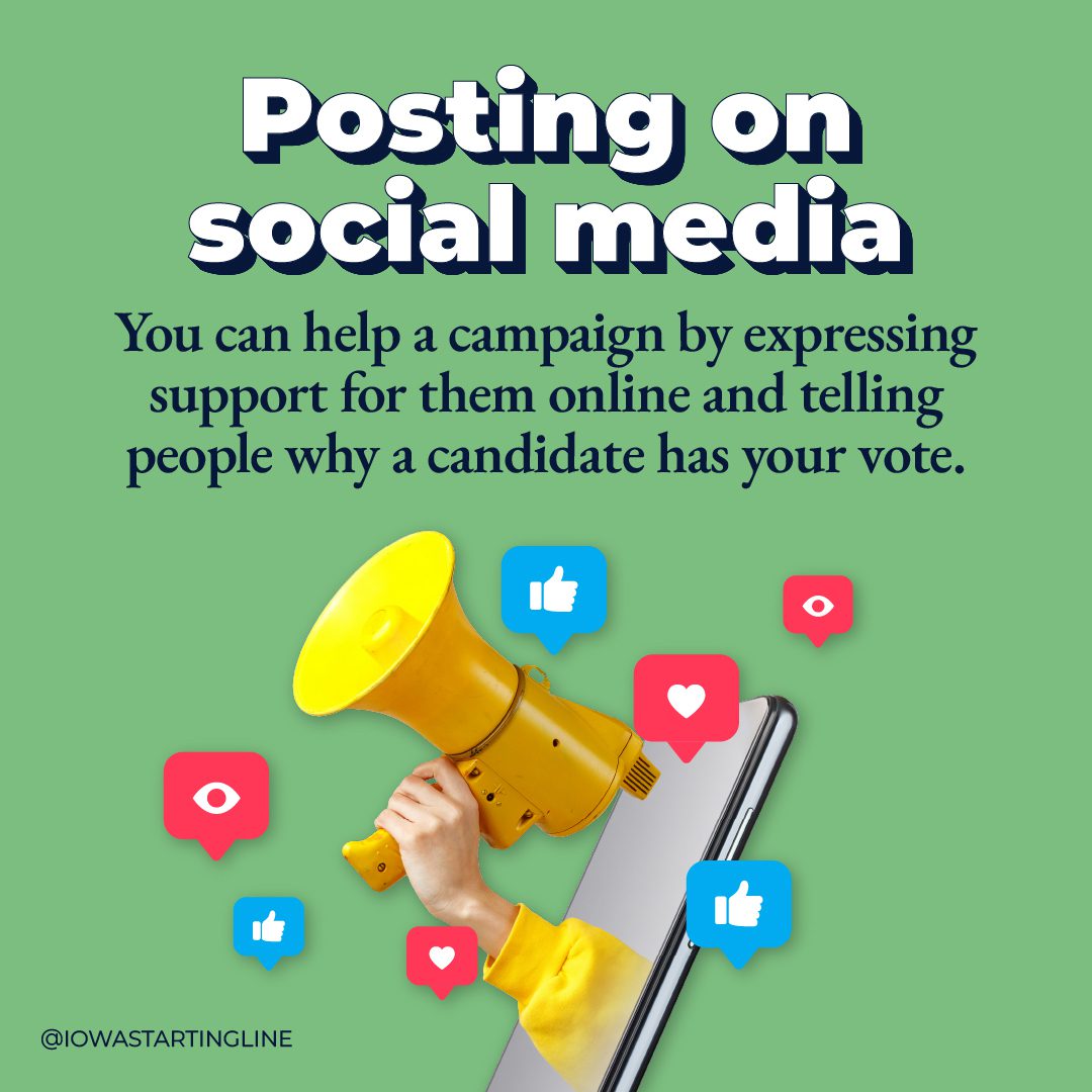 Posting on social media