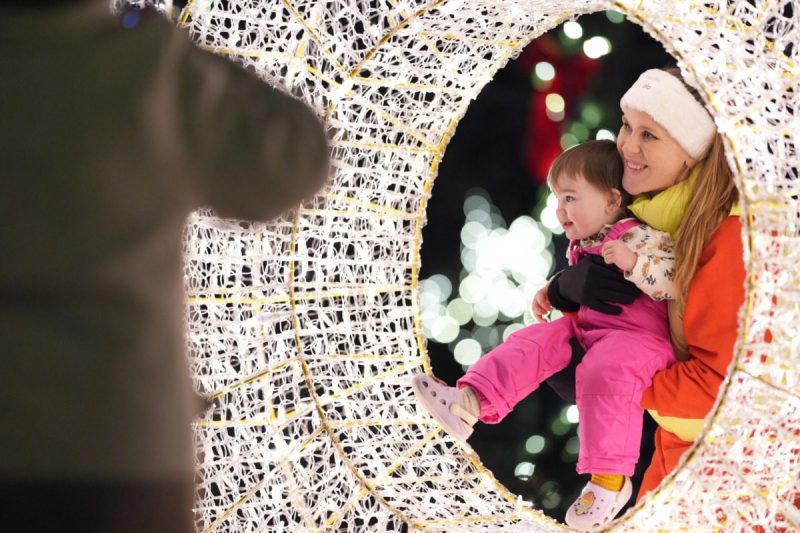 Miracle on 86th Street event Tuesday, Nov. 26, 2024, in Urbandale, Iowa.