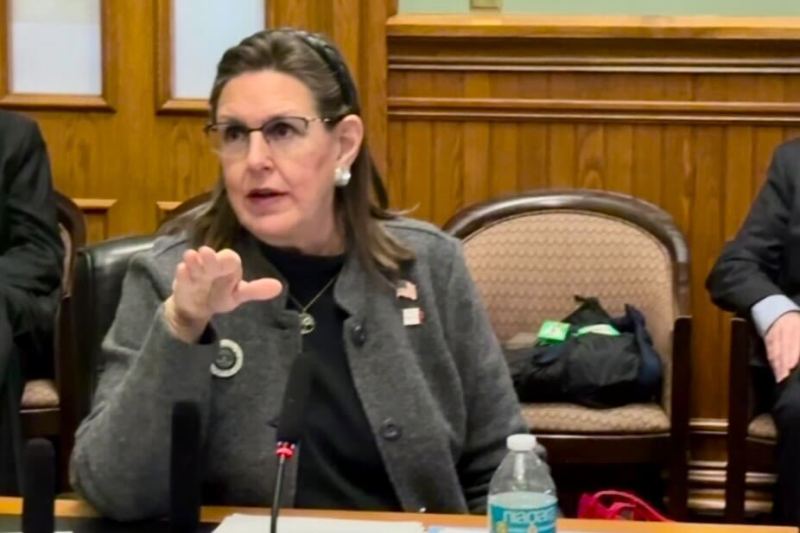 Republican State Sen. Sandy Salmon of Janesville oversees a subcommittee.