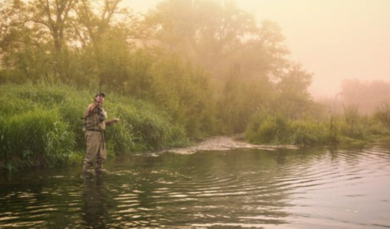 Fly fishing in Iowa