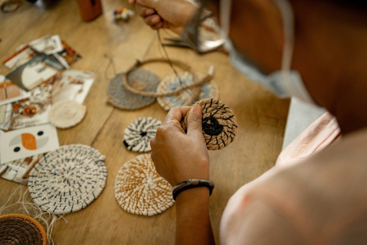hands making crafts 