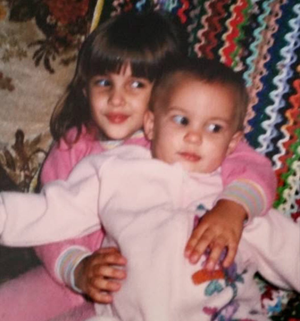 Amie Rivers and her brother