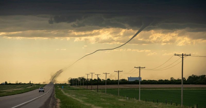 Iowa is situated in the northern part of Tornado Alley, a region of the U.S. where tornadoes are most frequent.