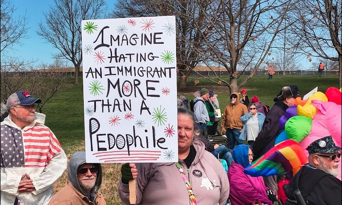 No Kings Des Moines protest in March 2026. (Courtesy of reader Joanna S.)